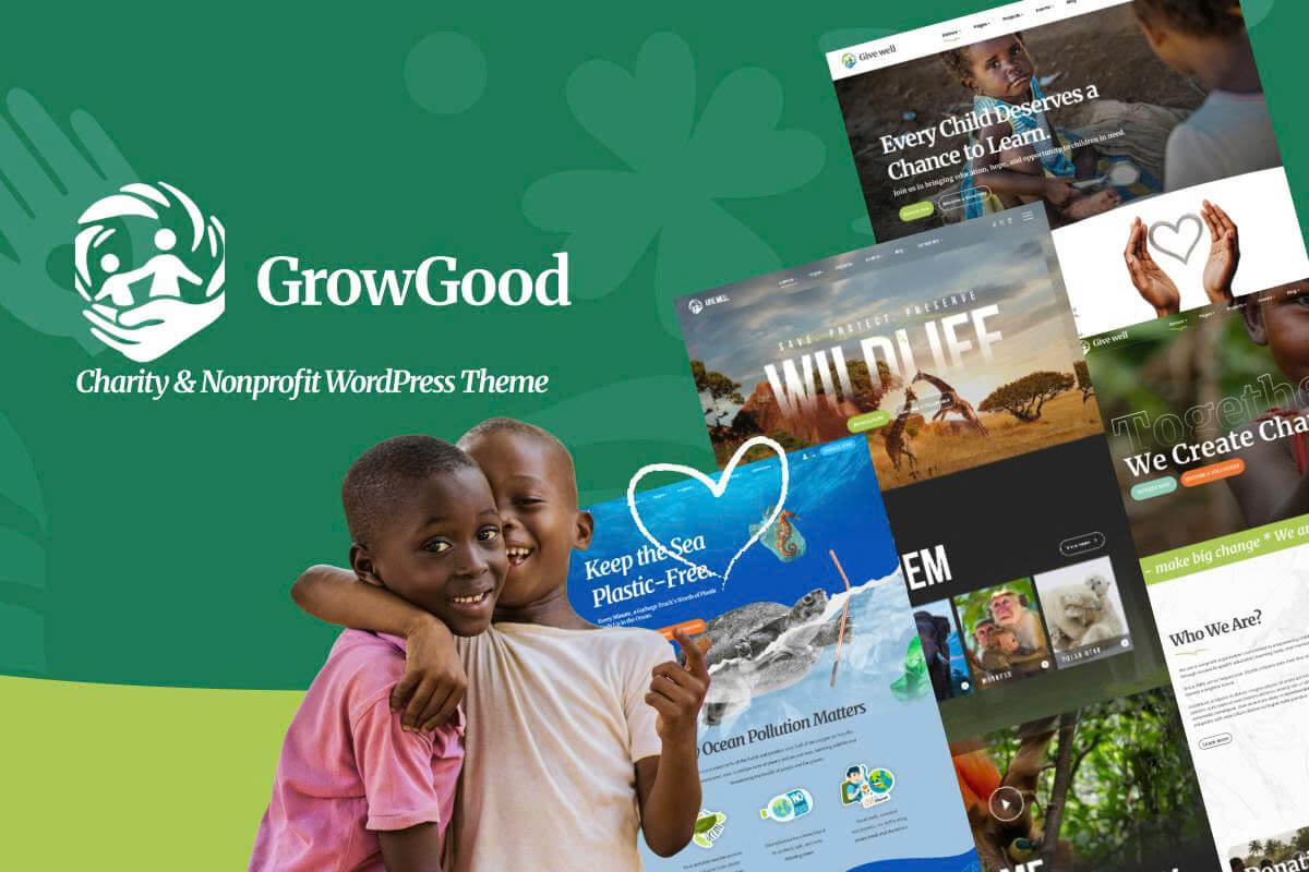 GrowGood - Charity & Nonprofit  WordPress Theme