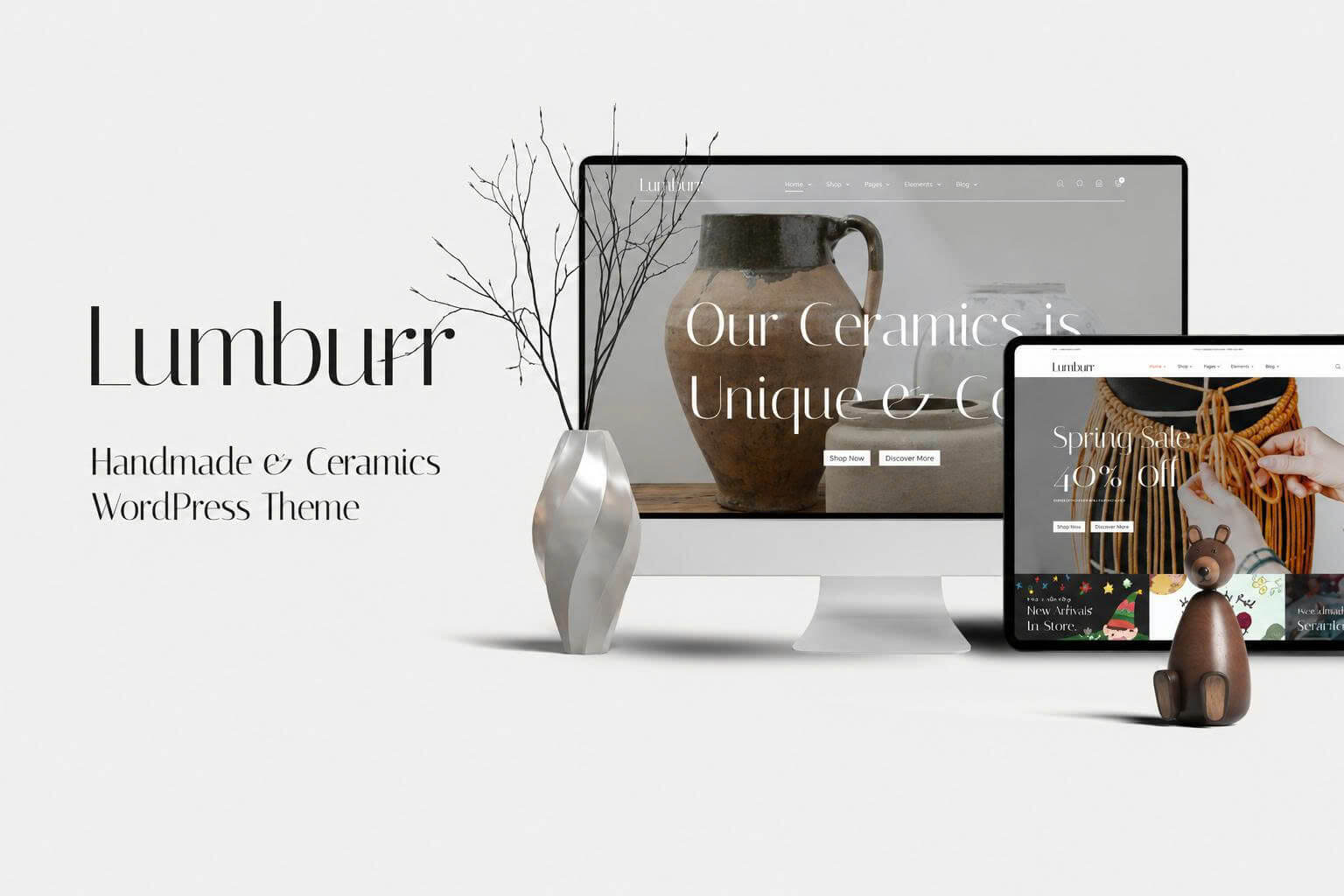 Lumburr - Handmade & Ceramics WordPress Theme